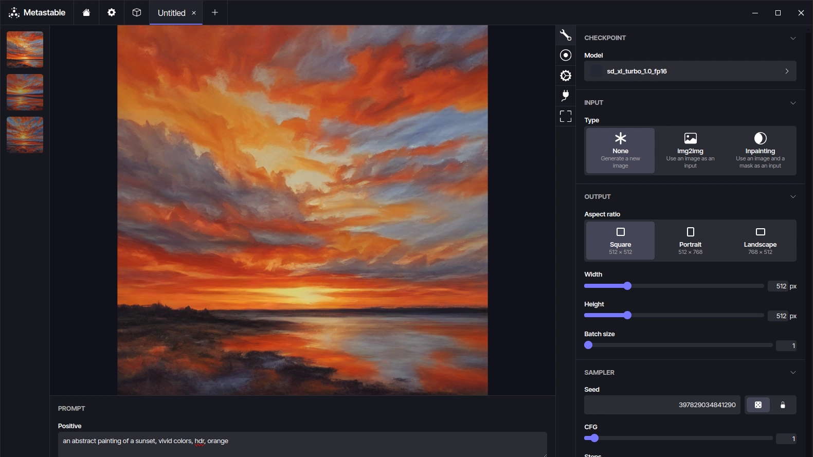 screenshot of metastable - desktop